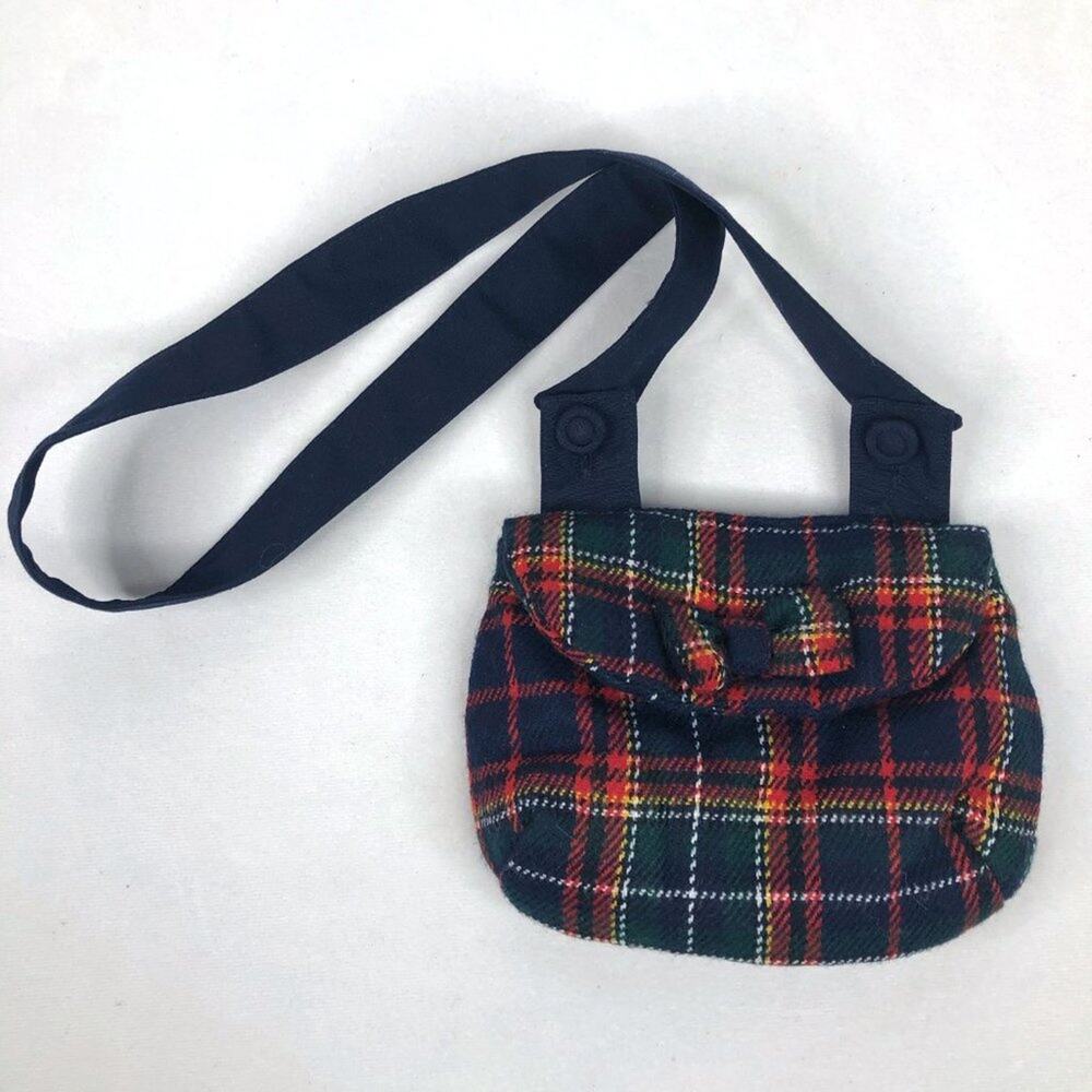 Girls Plaid Mini Crossbody Bag
